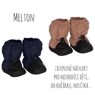 Zimní návleky “Suché boty” od MELTON. Tyto návleky mají svršek z vodoodpudivého nylonu s PU výztuhou na podrážce a...